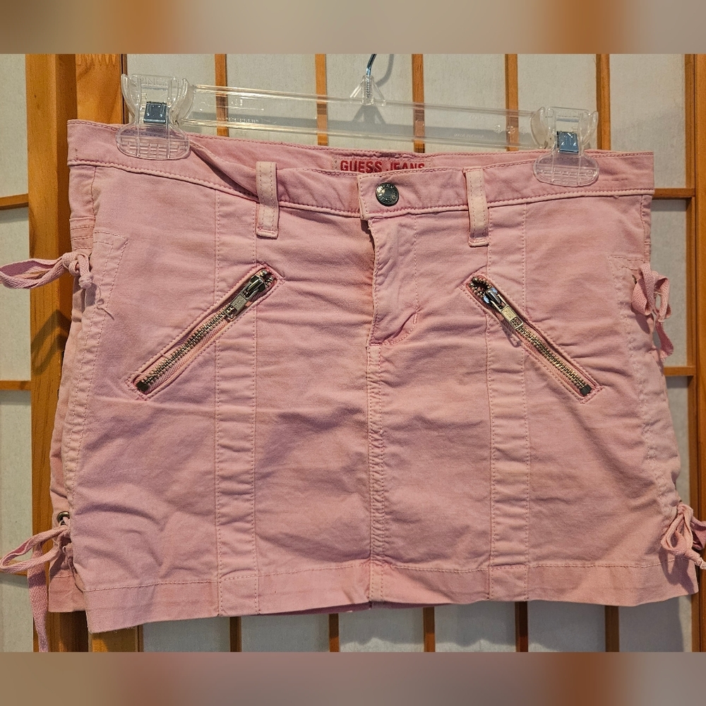 Pink Guess Jeans Skirt